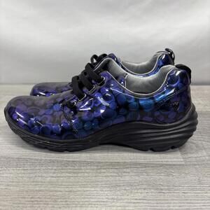 Nurse Mates Align Velocity Womens 7 Orthotic Sneaker Blue Lace Up Shoes